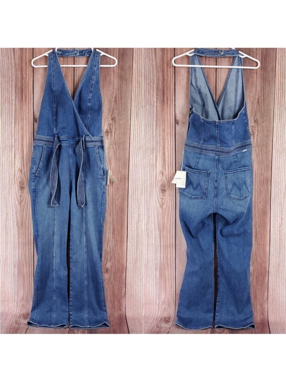 Mother Womens Size 30 The Halter Hustler Jumpsuit Ankle A Groovy Kind Of Love